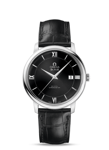 Omega De Ville Prestige Co-Axial 39.5 Stainless Steel / Black